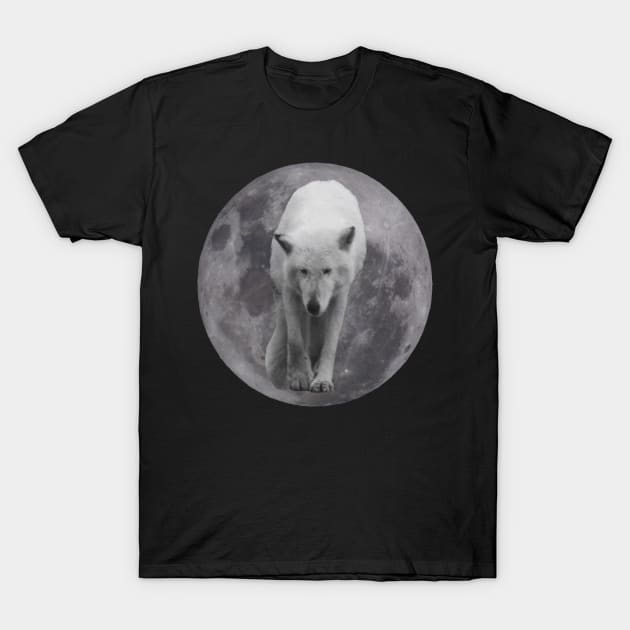 Wolf Moon T-Shirt by imphavok